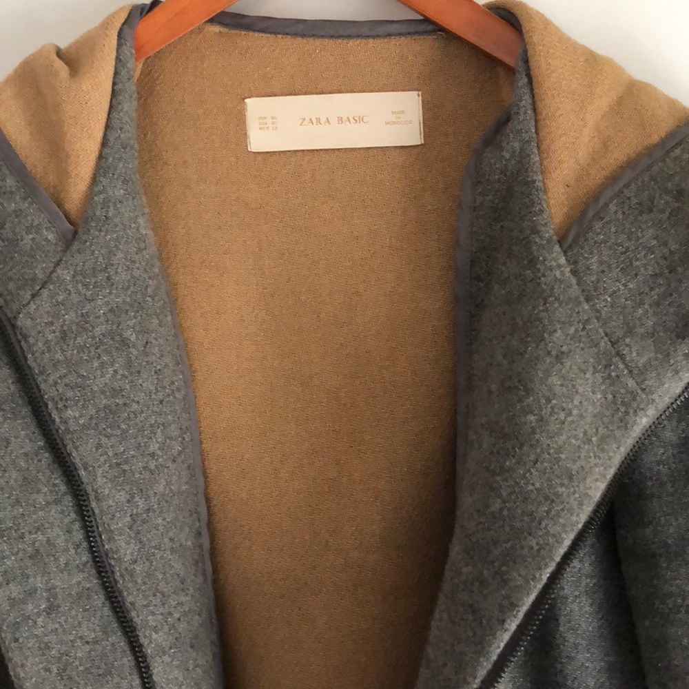 Zara Basic Wool/Angora Blend Swing Jacket - image 4